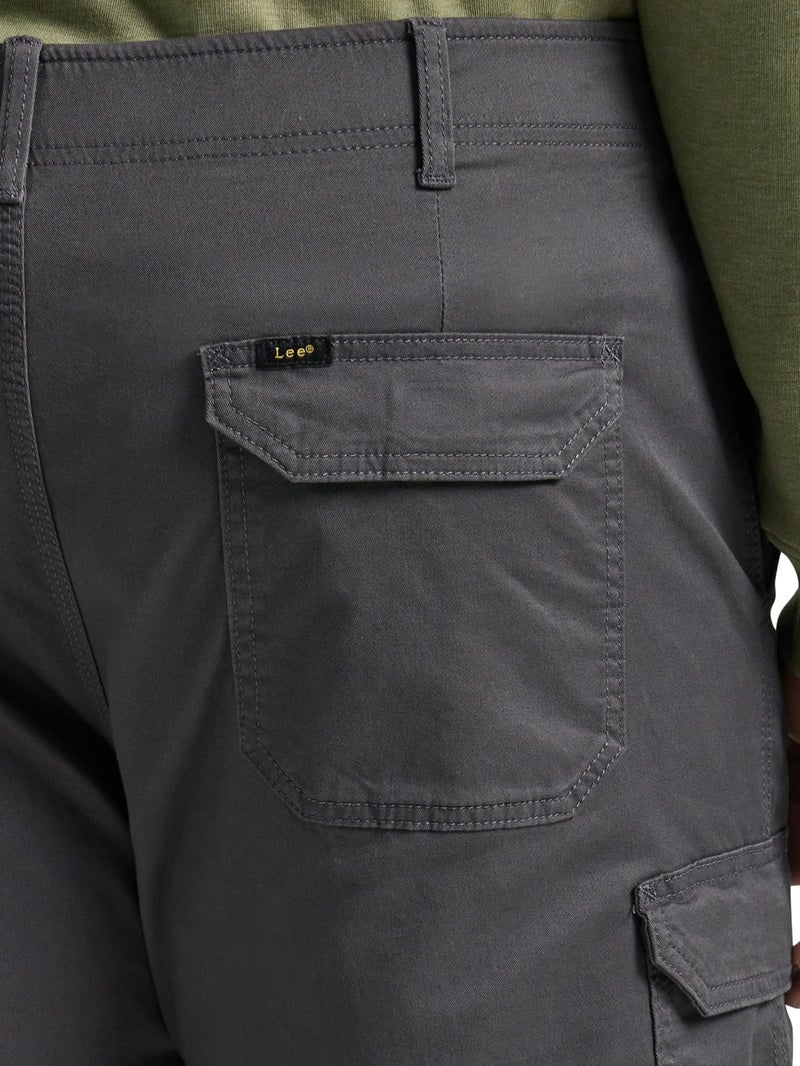 Lee Men's Extreme Motion Twill Cargo Pant Charcoal 36W x 30L - Image 5